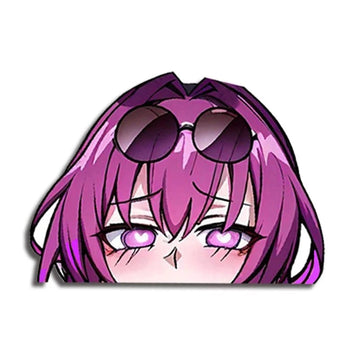 Honkai: Star Rail 'Kafka | Staring' Vinyl Car Peeker Sticker