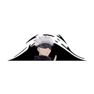Jujutsu Kaisen 'Satoru Gojo| Blindfolded' Vinyl Car Peeker Sticker