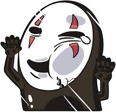 Spirited Away 'No Face | Pressed Face' Vinyl Car Sticker