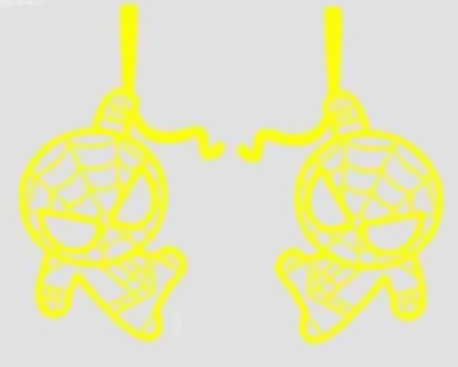 Spider-Man 'Hanging | Set of 2' Vinyl Car Sticker