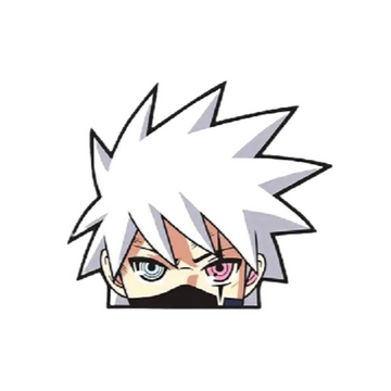Naruto 'Kakashi Hatake | Rinnegan-One Tomoe Sharingan Eyes | 2.0' Vinyl Car Peeker Sticker