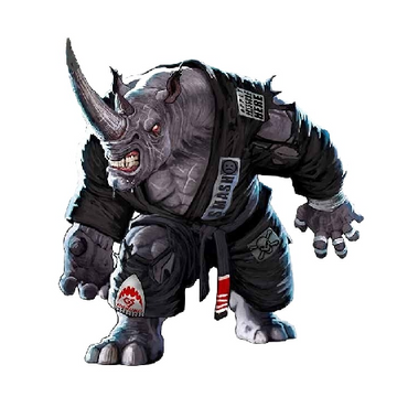 Jiu Jitsu 'Rhinoceros | Ferocious' Vinyl Car Sticker