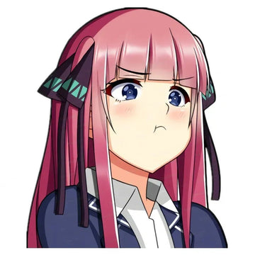 The Quintessential Quintuplets 'Nino Nakano' Vinyl Car Sticker