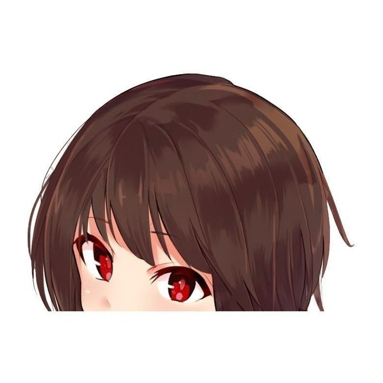 KonoSuba 'Megumin | Look Up' Vinyl Car Peeker Sticker