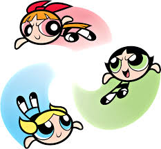 The Powerpuff Girls 'Flying' Vinyl Car Sticker