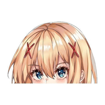 KonoSuba 'Darkness | Looking' Vinyl Car Peeker Sticker