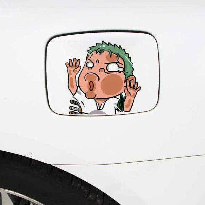 One Piece 'Roronoa Zoro | Pressed Face' Vinyl Car Sticker