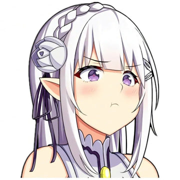 Re:Zero 'Emilia | Half-Elf' Vinyl Car Sticker