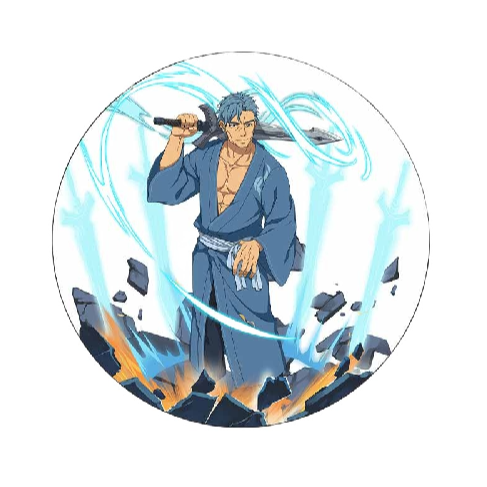 Sword Art Online 'Bercouli | Time Piercing Sword' Vinyl Car Sticker