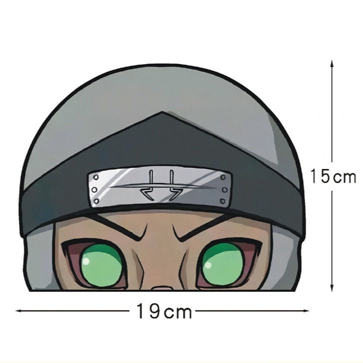 Naruto 'Kakuzu | Green Eyes' Vinyl Car Peeker Sticker