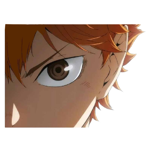 Haikyuu!! 'Shoyo Hinata | Peeping' Vinyl Car Peeker Sticker