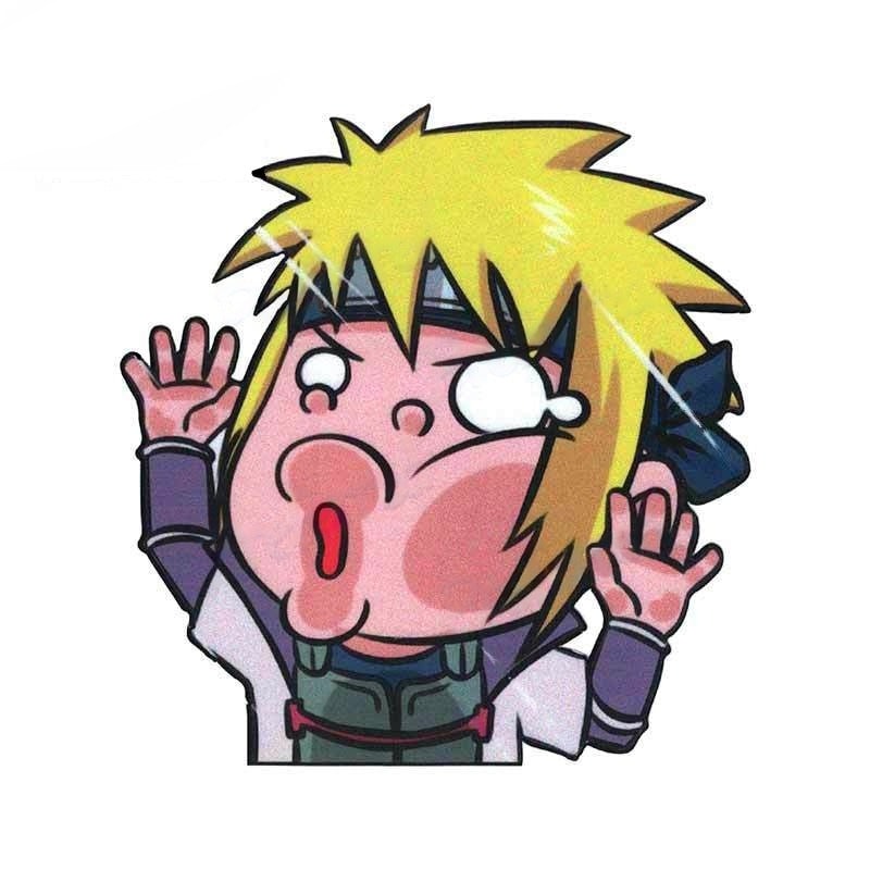 Naruto 'Minato Namikaze | Pressed Face' Vinyl Car Sticker