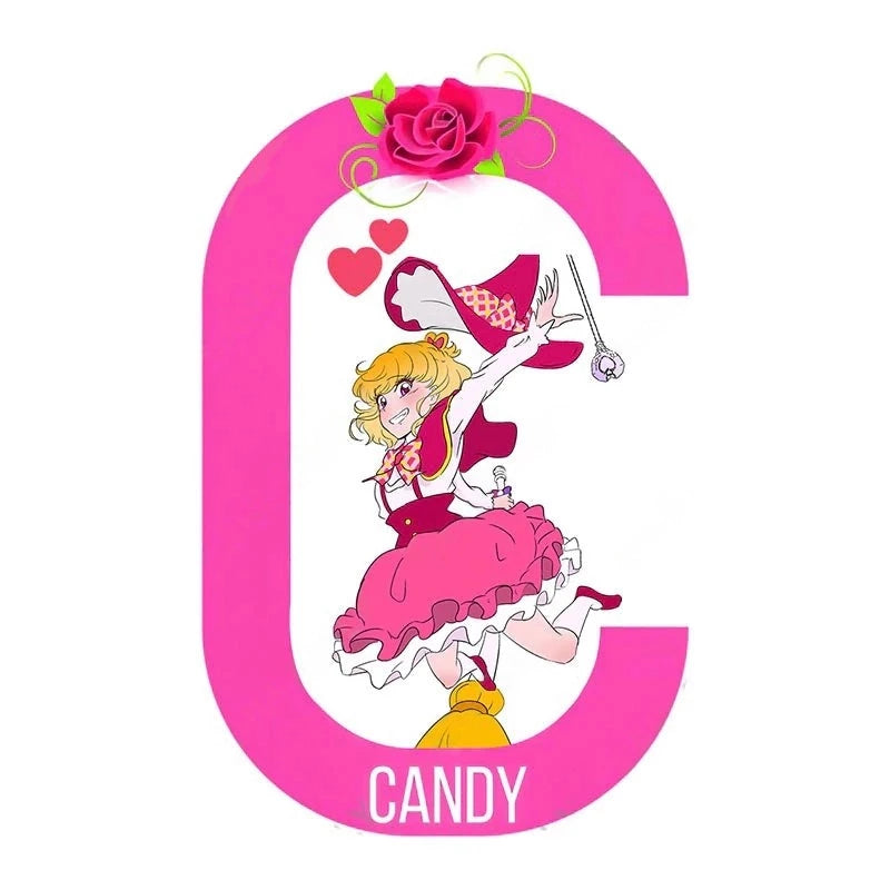 Candy Letter C 'Candice | Jumping' Vinyl Car Sticker