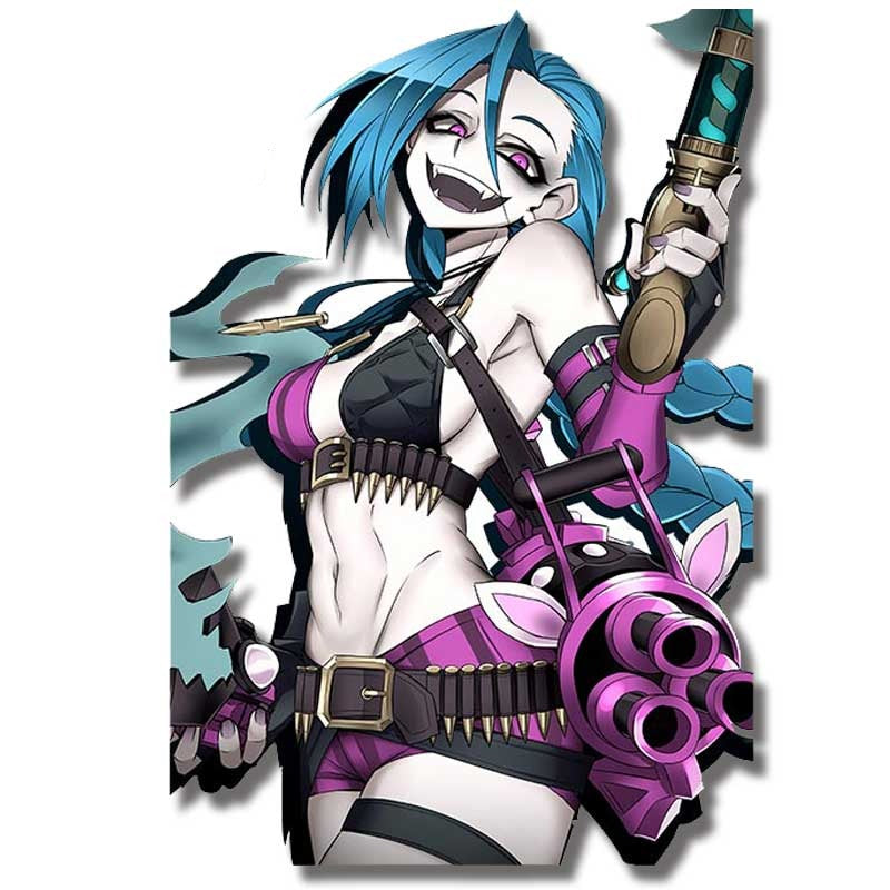 League of Legends 'Jinx | Weapons' Vinyl Car Sticker