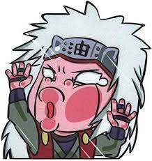 Naruto 'Jiraiya | Pressed Face' Vinyl Car Sticker