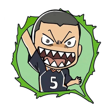 Haikyuu!! 'RyÅ«nosuke Tanaka | Comic Bubble' Vinyl Car Sticker