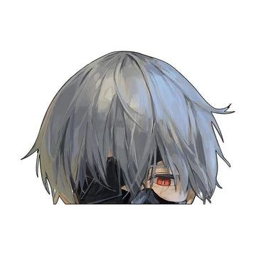 Tokyo Ghoul 'Ken Kaneki | Sad' Vinyl Car Peeker Sticker