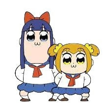 Pop Team Epic 'Pipimi And Popuko | Sailor Uniform' Vinyl Car Sticker