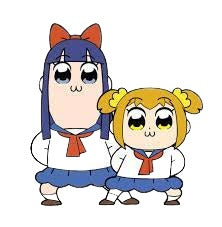 Pop Team Epic 'Pipimi And Popuko | Sailor Uniform' Vinyl Car Sticker