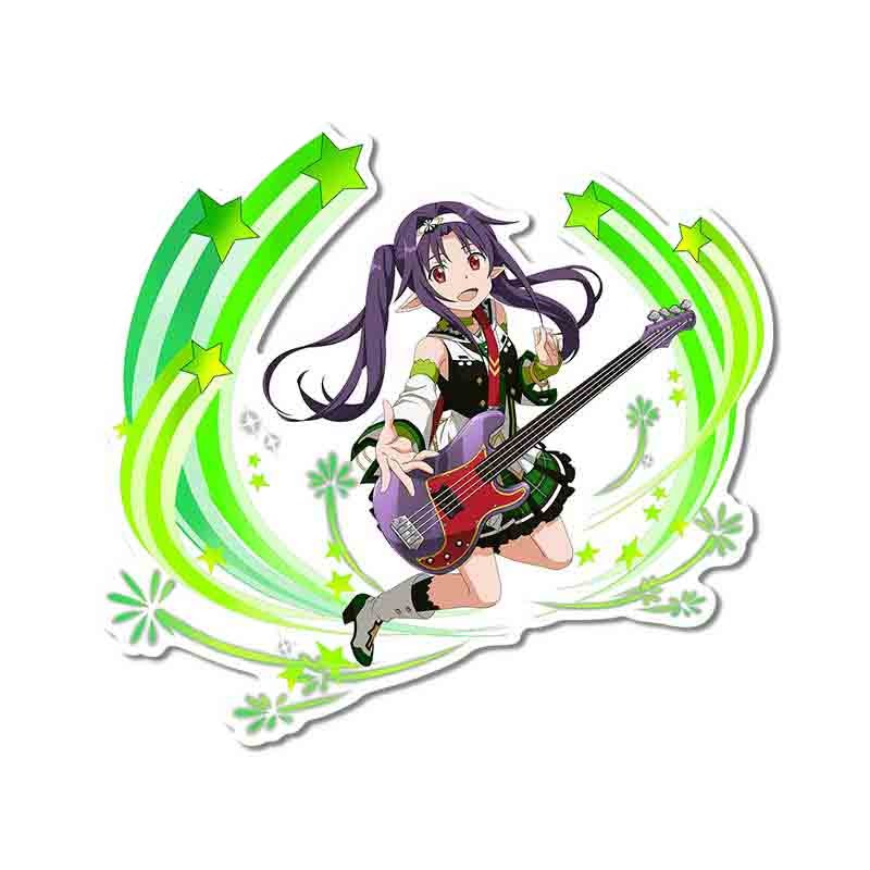 Sword Art Online 'Yuuki Konno | Guitar' Vinyl Car Sticker