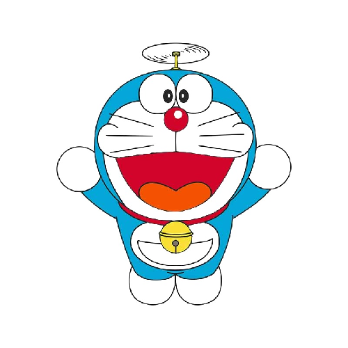 Doraemon 'Flying | Left' Vinyl Car Sticker