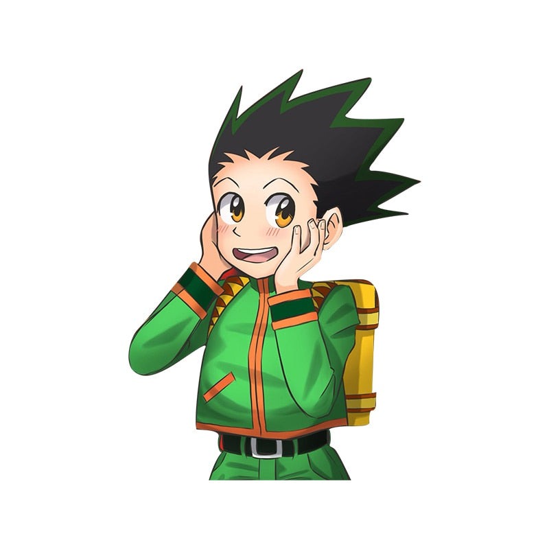 Hunter × Hunter 'Gon Freecss | Flushed' Vinyl Car Sticker
