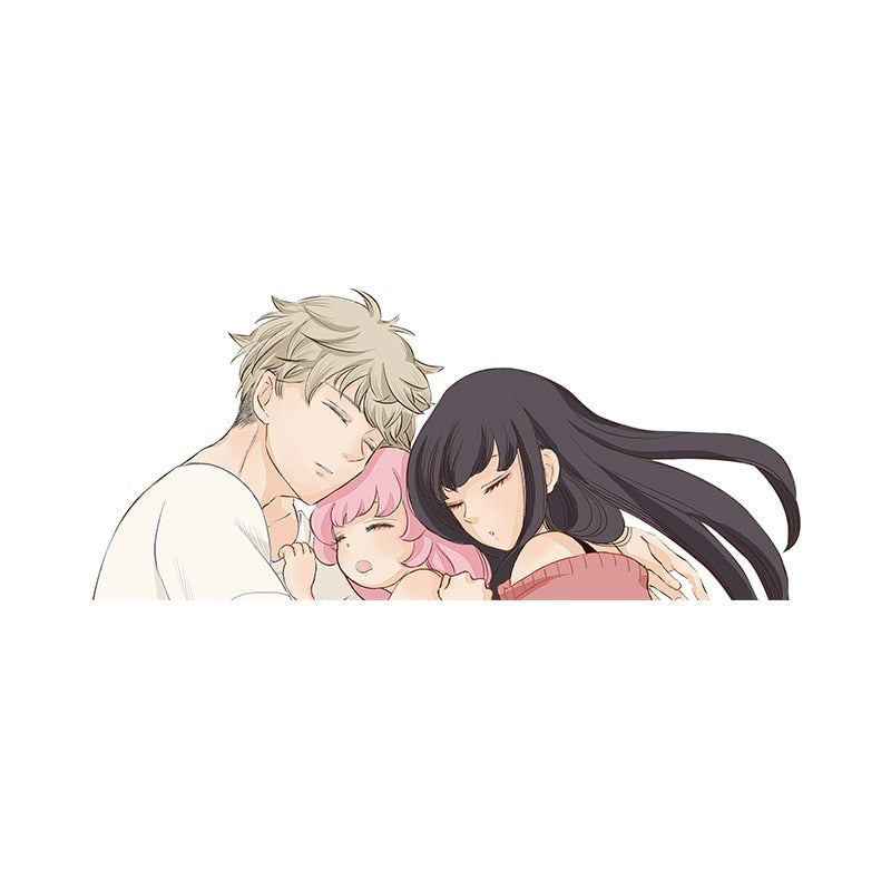 Spy x Family 'Loid-Yor-Anya Forger | Sleeping' Vinyl Car Sticker