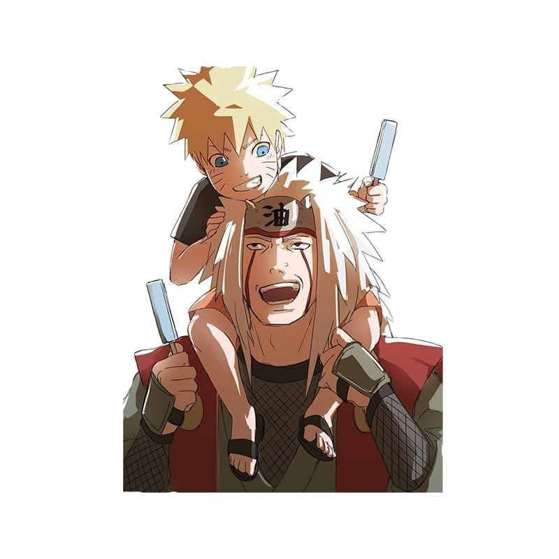 Naruto 'Jiraiya Teasing Naruto' Vinyl Car Sticker
