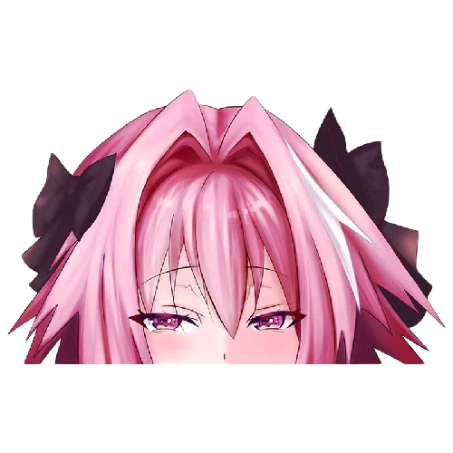 Fate/Apocrypha 'Astolfo | Serious' Vinyl Car Peeker Sticker