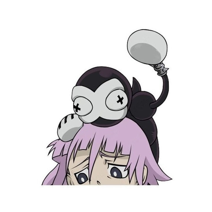 Soul Eater 'Crona And Ragnarok | Looking Down' Vinyl Car Peeker Sticker