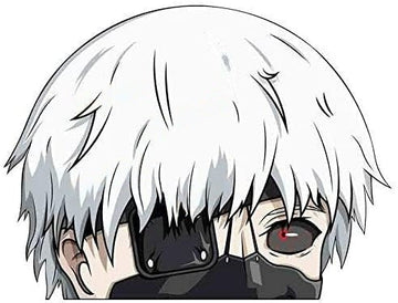 Tokyo Ghoul 'Ken Kaneki | Serious' Vinyl Car Peeker Sticker