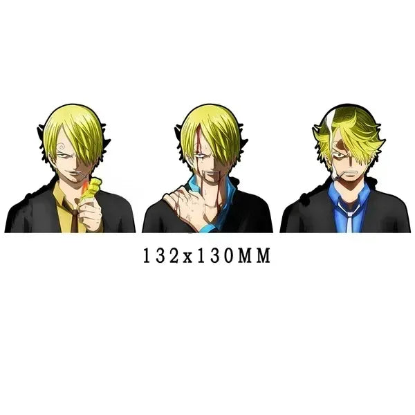 One Piece 'Vinsmoke Sanji | Fierce' Vinyl Car 3D Motion Sticker