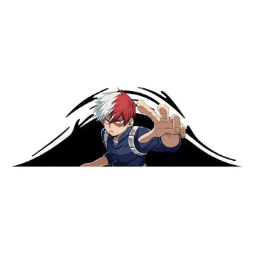 My Hero Academia 'Shoto Todoroki | Reaching' Vinyl Car Peeker Sticker