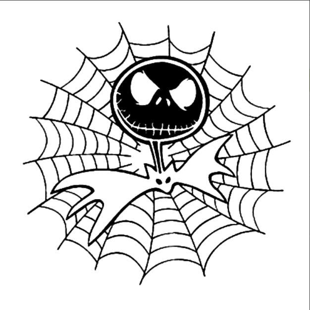 The Nightmare Before Christmas 'Jack Skellington | Cobweb' Vinyl Car Sticker