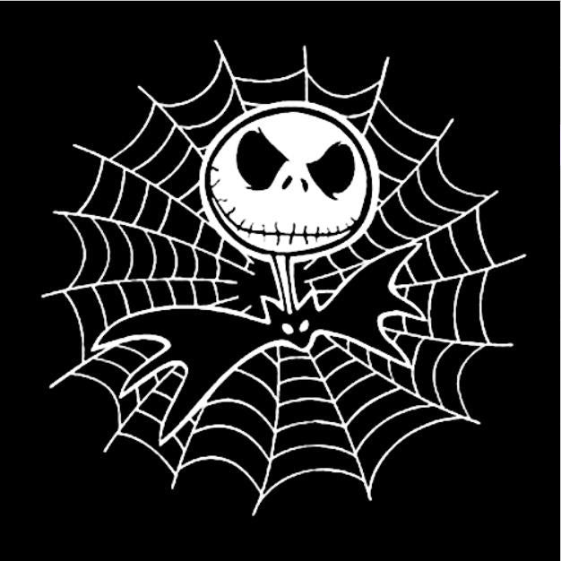 The Nightmare Before Christmas 'Jack Skellington | Cobweb' Vinyl Car Sticker