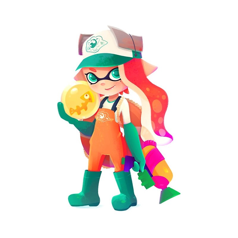 Splatoon 'Inkling | Splattershot' Vinyl Car Sticker