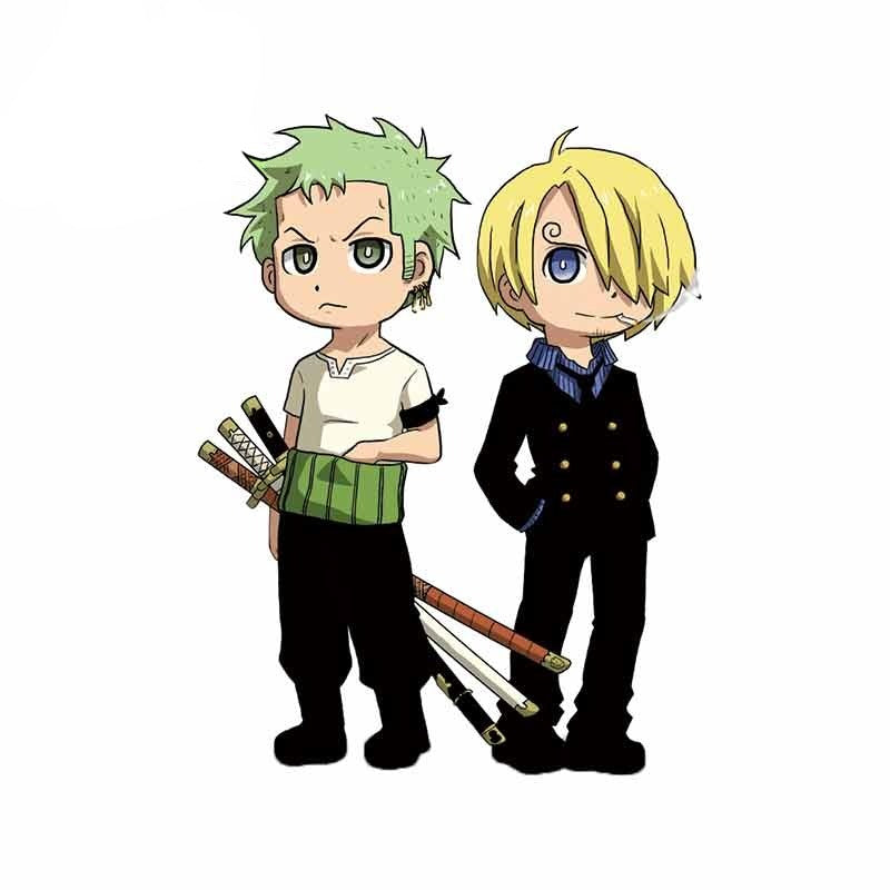 One Piece 'Zoro and Sanji | Standing' Vinyl Car Sticker