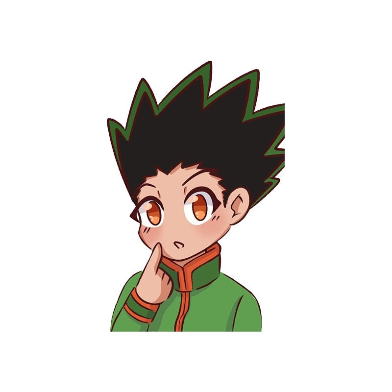 Hunter × Hunter 'Gon Freecss | Thinking' Vinyl Car Sticker