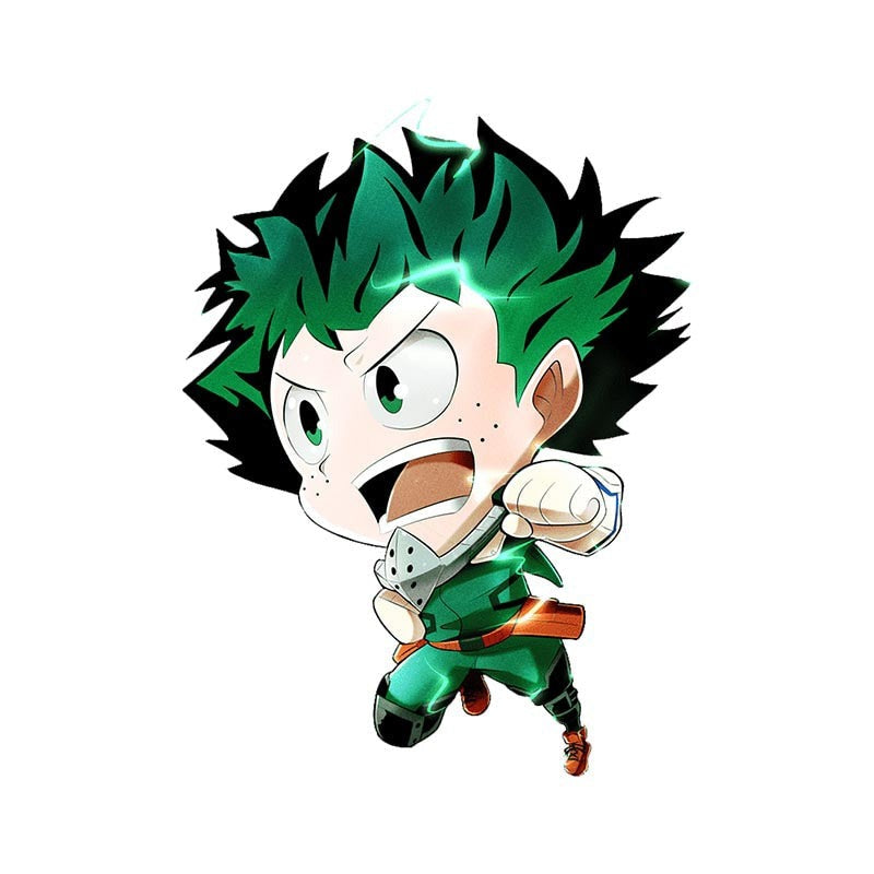 My Hero Academia 'Young Deku | Jumping' Vinyl Car Sticker
