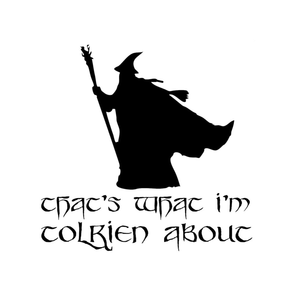 The Lord of the Rings 'Gandalf | That's What I'm Tolkien About' Vinyl Car Sticker