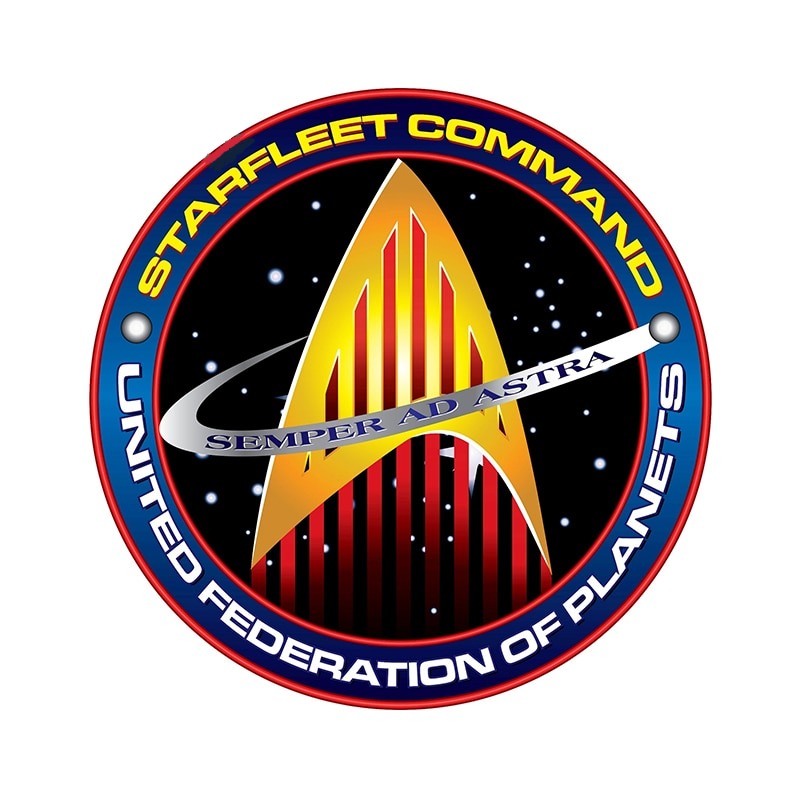 Star Trek 'Starfleet Command | United Federation of Planets' Vinyl Car Sticker