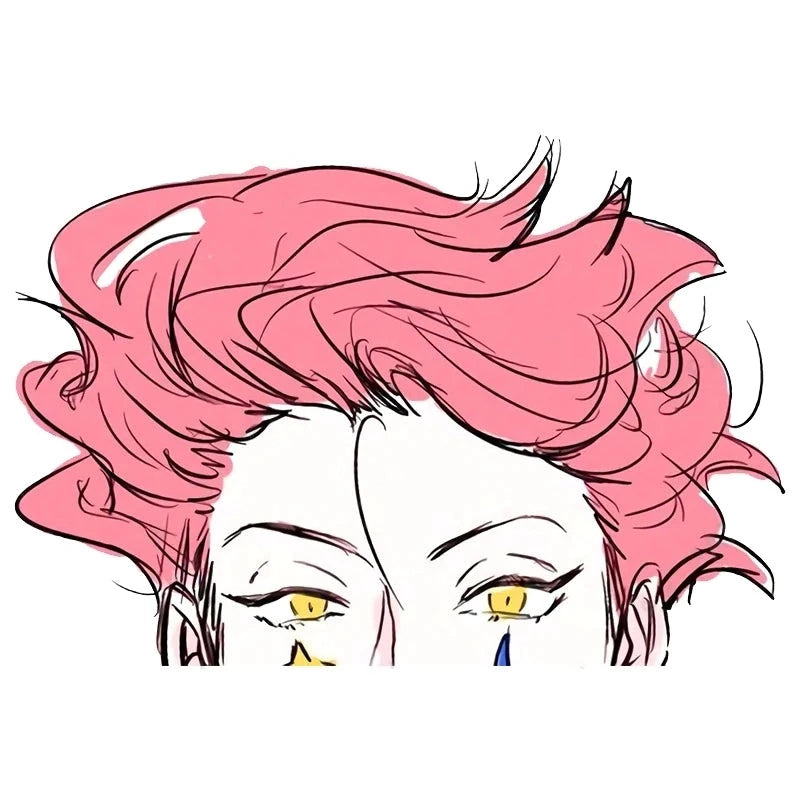 Hunter x Hunter 'Hisoka Morow | Messy Hair' Vinyl Car Peeker Sticker