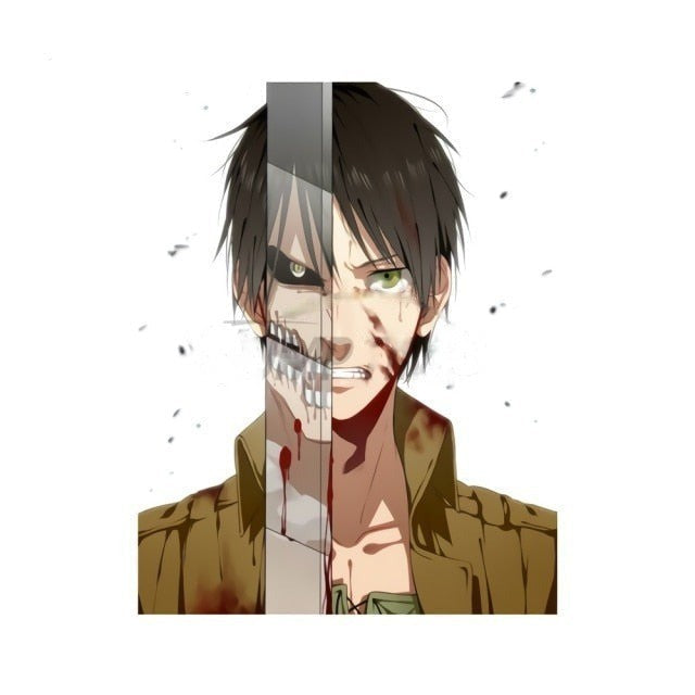 Attack on Titan 'Eren | Half Skull 'Vinyl Car Sticker