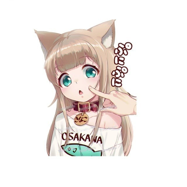 Kinako 'Osakana | Poked' Vinyl Car Sticker