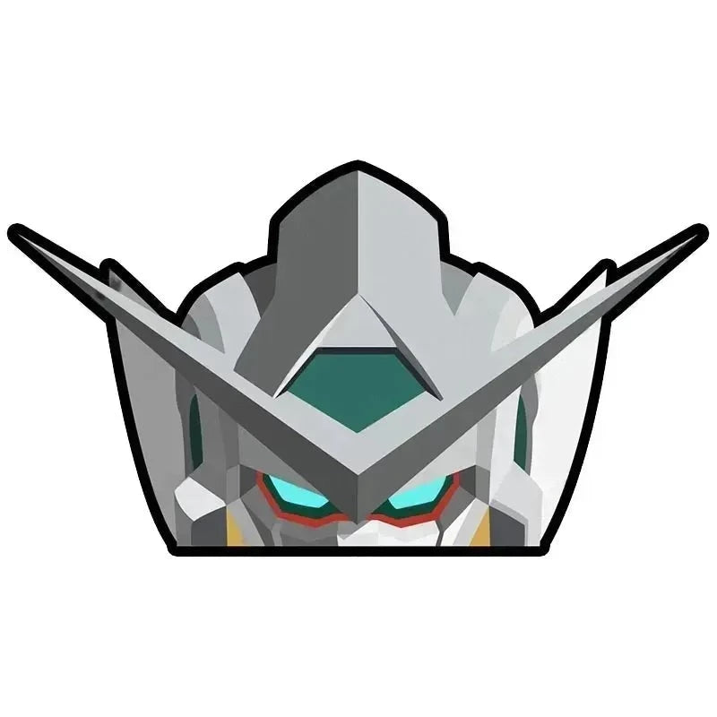 Mobile Suit 'GN-001 Gundam Exia | Peeping' Vinyl Car Peeker Sticker