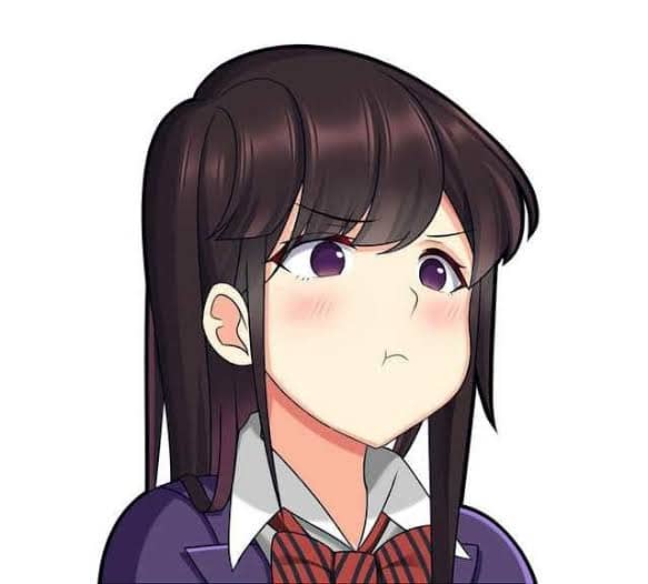 Komi Can't Communicate 'Komi Shouko' Vinyl Car Sticker