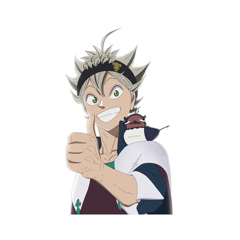 Black Clover 'Asta | Thumbs Up' Vinyl Car Sticker