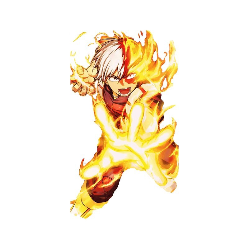 My Hero Academia 'Shoto Todoroki | Fire Quirk' Vinyl Car Sticker