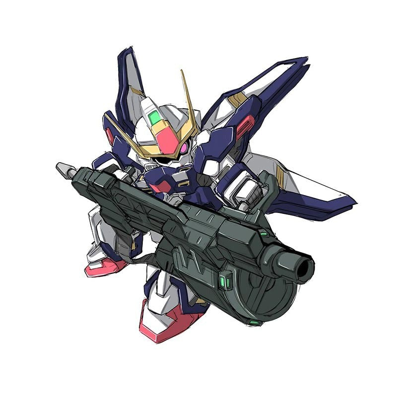 Mobile Suit 'Gundam LRX-077 Sisquiede | I-Field Launcher' Vinyl Car Sticker