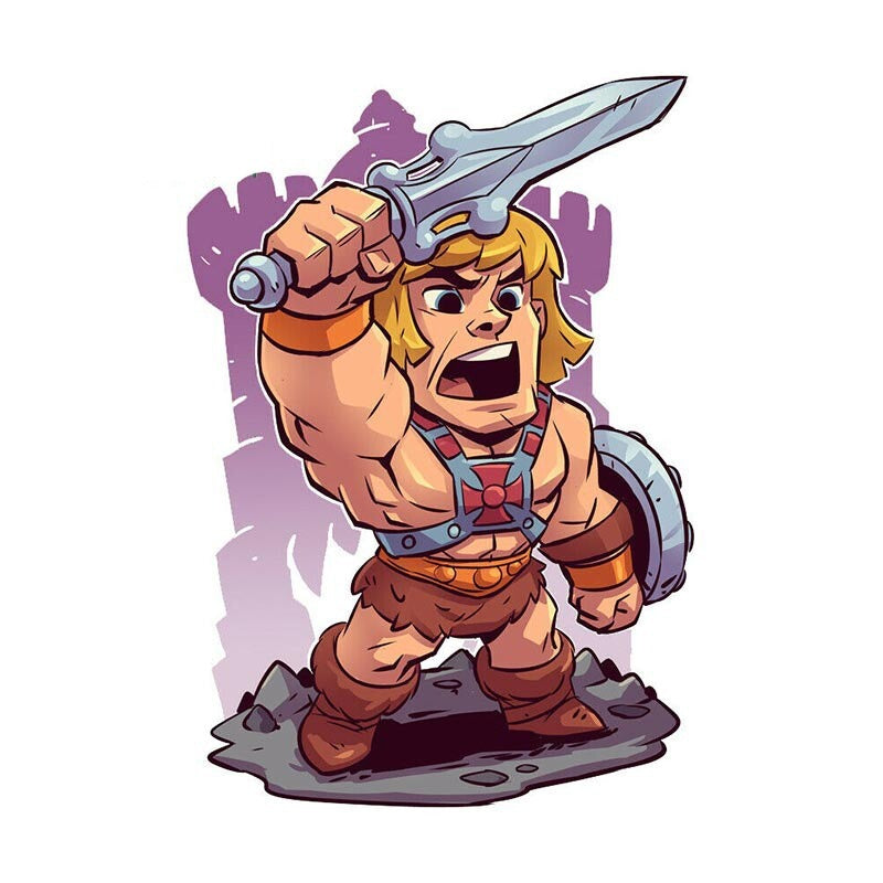 Masters of the Universe 'Chibi He-Man | Fighter' Vinyl Car Sticker